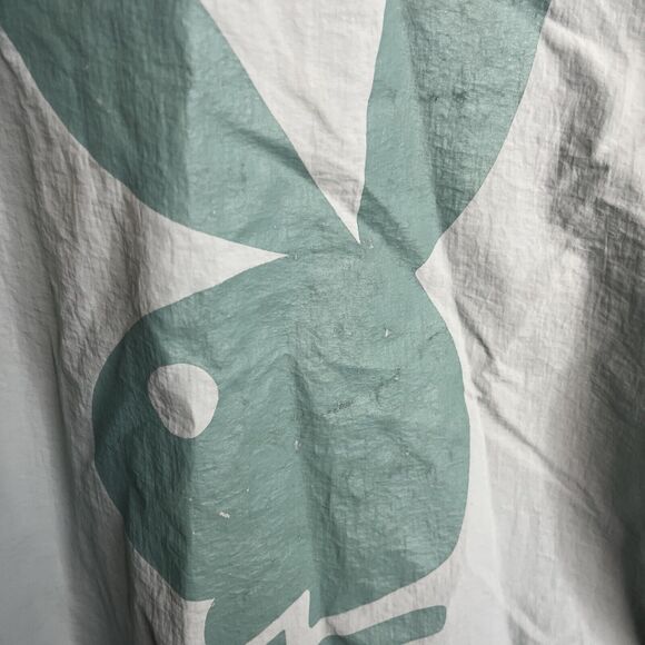 Playboy by Pacsun Jacket Men's Size Large Full Snap Windbreaker Bunny Logo - Picture 7 of 8